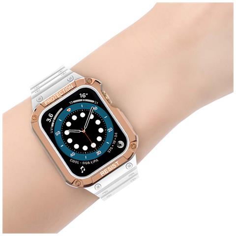 Cinturino Per Apple Watch 38/40/41mm In Tpu Integral Ultimate, Bianco - Foto 6