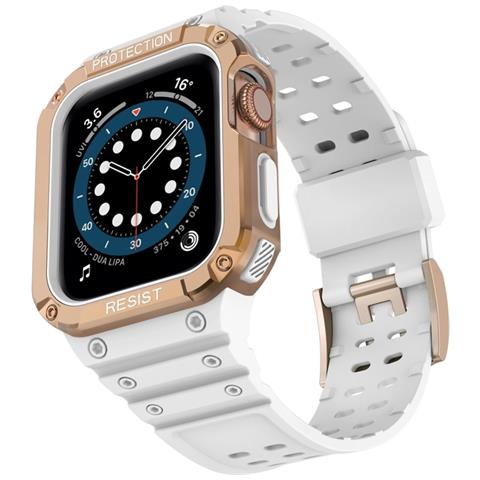Cinturino Per Apple Watch 38/40/41mm In Tpu Integral Ultimate, Bianco - Foto 1