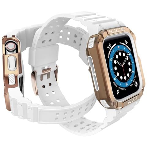 Cinturino Per Apple Watch 38/40/41mm In Tpu Integral Ultimate, Bianco - Foto 2