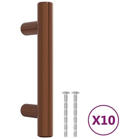 Maniglie per Mobili 10pz Bronzo 64mm in Acciaio Inox - Foto 2