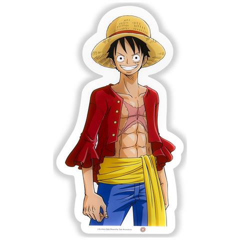 Lampada A Neon Da Muro Monkey D. Rufy One Piece 40 Cm, Multicolore - Foto 1