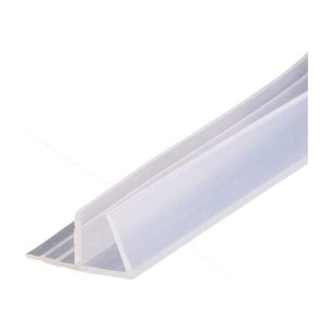 Guarnizione Box Doccia Profilo F Ricambio Silicone Trasparente 10 Mm 2mt 74236 - Foto 1