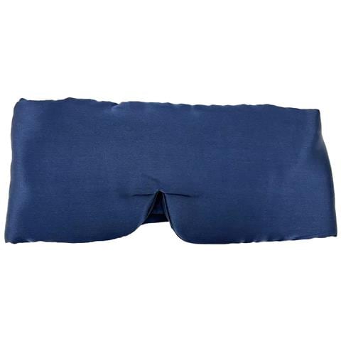 Maschera Per Dormire In Seta Regolabile A Doppia Faccia Navyblue - Foto 5
