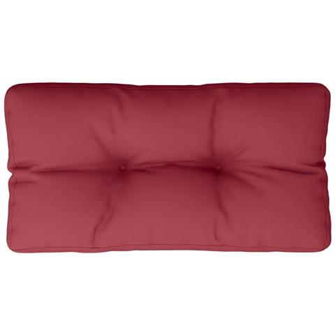 Cuscino Per Pallet Rosso Vino 80x40x12 Cm In Tessuto - Foto 2