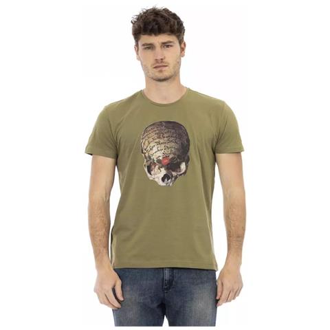 Maglietta In Cotone Verde - L - Foto 1