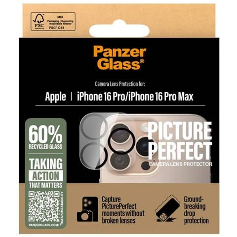 Protezione Della Fotocamera Per Iphone 16 Pro / 16 Pro Max Pictureperfect, Trasparente - Foto 4