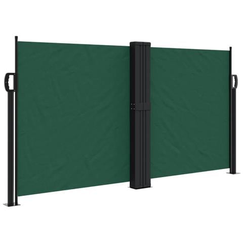 Tenda Da Sole Laterale Retrattile Verde Scuro 120x1200 Cm - Foto 2