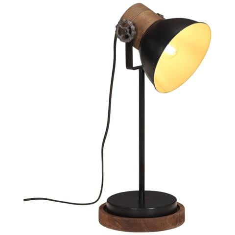 Lampada Da Scrivania 25 W Nera 17x17x50 Cm E27 - Foto 1