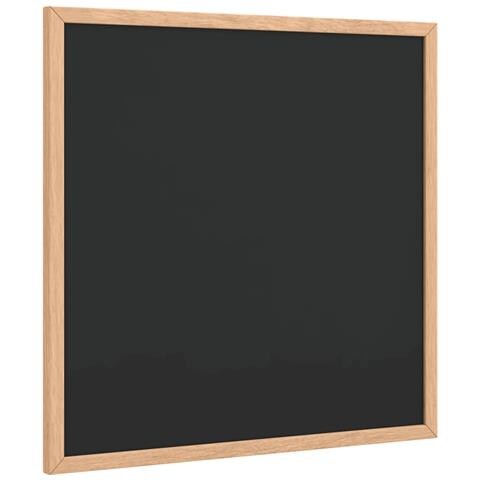 Lavagna Con Cornice In Legno Massello Di Pino Nero 40x40 Cm - Foto 2