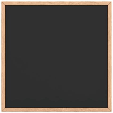 Lavagna Con Cornice In Legno Massello Di Pino Nero 40x40 Cm - Foto 3