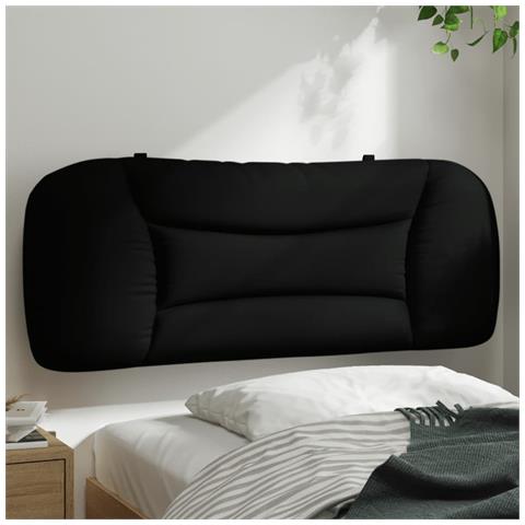 Lusso Casadino -  Cuscino Testiera Hvar Nero 100 Cm In Tessuto - Foto 8