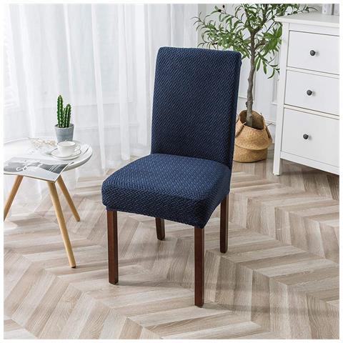 Set Di Coprisedie Elasticizzati Navyblue - Foto 1