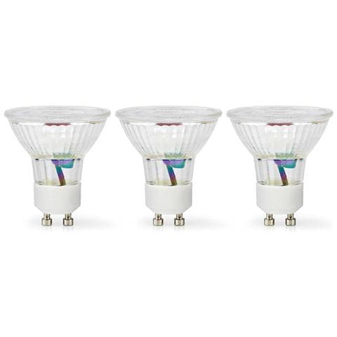 Confezione Da 3 Lampadine Led Gu10 Spots 4,5w 345lm 2700k Ipx2 Vintage, Bianco - Foto 1
