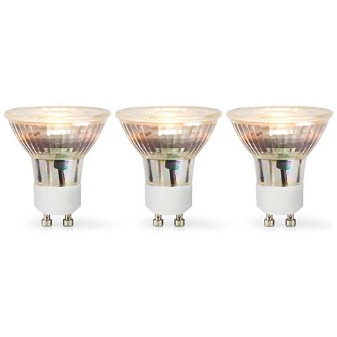 Confezione Da 3 Lampadine Led Gu10 Spots 4,5w 345lm 2700k Ipx2 Vintage, Bianco - Foto 2