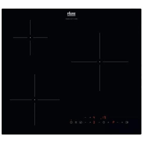 Piano Cottura A Induzione Da 59 Cm Con 3 Fuochi, 7200 W, Nero - Fitn632k - Foto 1