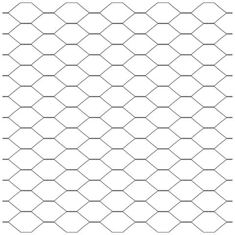 Recinzione Esagonale Grigia 1x10 m Acciaio, Pali per Recinzione con Punta 7 pz Ø32 mm 120 cm Acciaio Zincato - Foto 9