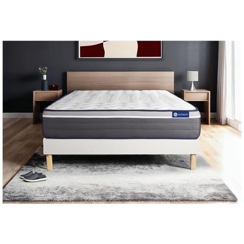 Kit Rete E Materasso Matrimoniale Actilatex Plus 140x200cm - Spessore : 26cm - Lattice E Memory Foam- Molto Rigido - Foto 1