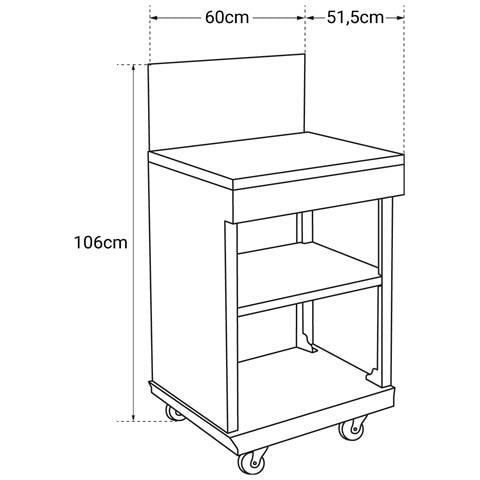 Credenza Desserte Fidgi - Foto 5