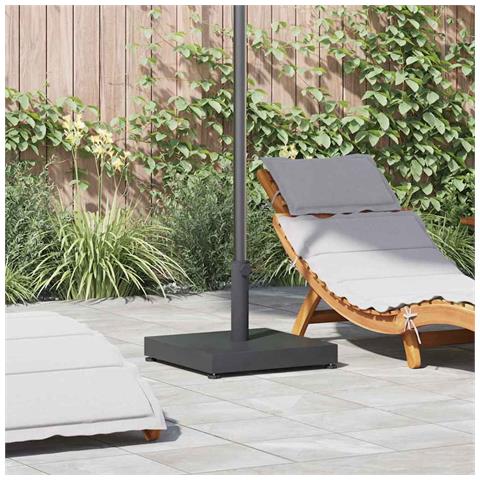 Base per Ombrello da Esterno Grigio scuro 45 x 45 x 31.5 cm - Foto 2