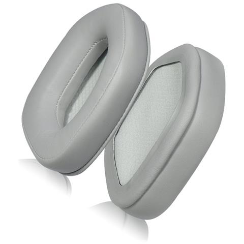 Cuscinetti Auricolari Di Ricambio In Pelle Proteica Compatibili Con Cuffie Cablate Xiberia K03 - Set Da 2 Grey - Foto 2