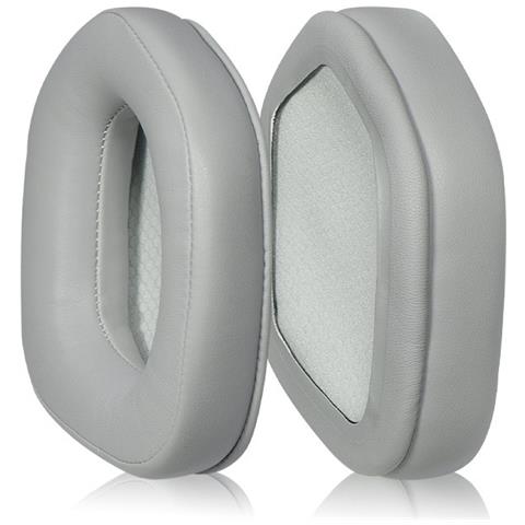 Cuscinetti Auricolari Di Ricambio In Pelle Proteica Compatibili Con Cuffie Cablate Xiberia K03 - Set Da 2 Grey - Foto 1