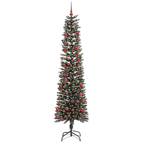 Albero di Natale artificiale con 300 LED Verde 210 cm - Foto 2