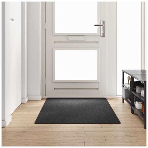 Runner in Moquette Grigio scuro 100 x 200 cm 100% Polipropilene - Foto 2