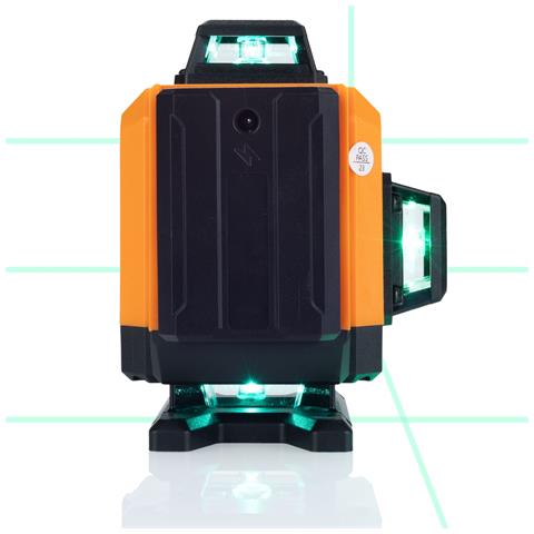 Livella Laser Orange Tiger Rot16l - 16 Linee, Autolivellante, Ip54 | Statore 43-120cm, Custodia Inclusa | Precisione Professionale - Foto 8