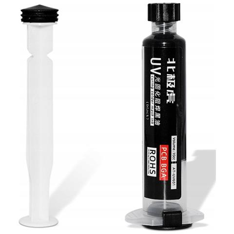 Set Soldermaska Nera 10ml Con Pistone E Lampada Uv - Protezione Pcb, Isolamento Elettrico | Utensili Per Riparazione Circuiti Stampati - Foto 7