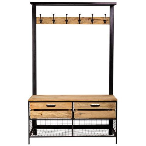 Console In Legno E Metallo 100x40x166 - Foto 2