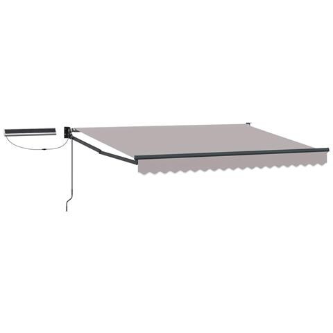 Tettuccio Elettrico Retrattile Grigio chiaro 3,5 x 2,5 m - Foto 1
