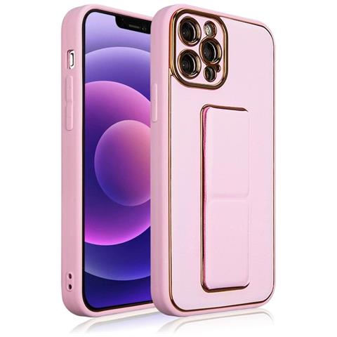 Nuovo Case Per Iphone 12 Pro Con Supporto, Per Iphone 12 Pro, Colore Rosa. - Foto 2