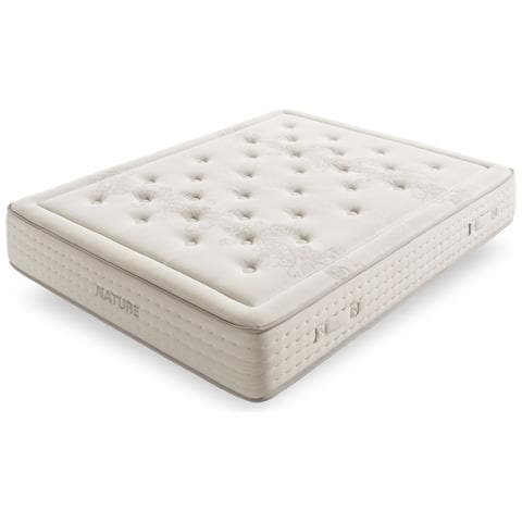 -Materasso a molle insacchettate Visco fatto a mano VIP Nature 90x180 - Foto 4