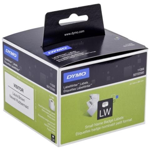rotolo 300 etichette badge rimov. 41x89mm x dymo lw 113560 - Foto 2