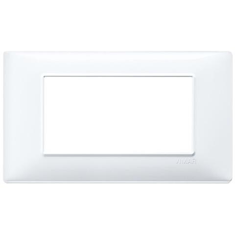 Placca 4 Moduli Bianco Plana 14654.01 - Foto 2