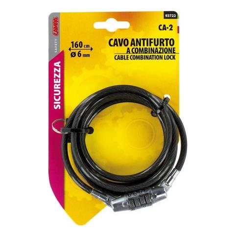 Ca-2 Cavo Antifurto, Nero, Cm160 X Mm6 - Foto 7