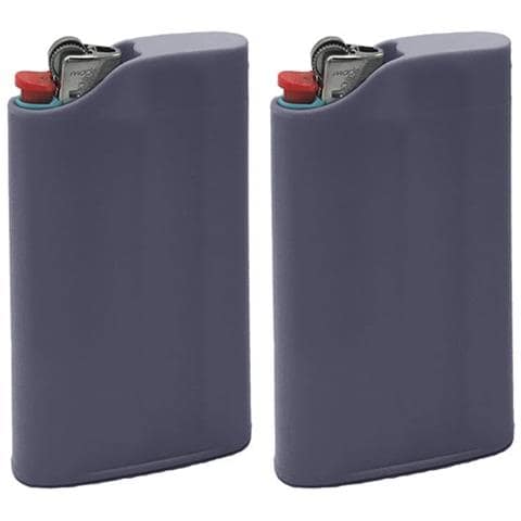 2 Posacenere Tascabile Smookey Ignifugo Nero + 2 Accendini Bic J25 Mozziconi - Foto 1