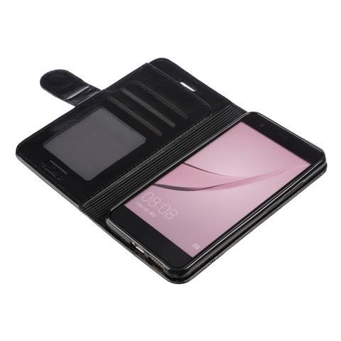 Wallet Folio Case, Cover A Libro - Huawei Nova - Nero - Foto 3