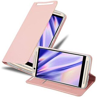 Cadorabo Custodia A Libro Con Portafoglio Per ZTE Blade V9 - Pelle Sintetica Rosa Oro, Chiusura Magnetica, Vani Per Carte E Banconote