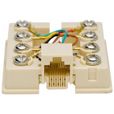 Wallmount Box 1xrj45 Port Cassetta Di Scarico (wallmount Box 1 X Rj45 Port)  - Foto 2