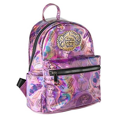 Artigianato Setola Zaino Moda Casual Star Wars, Zainetto Unisex-adulto, Rosa (rosa), 11x22x22 Cm (l X H X L) - Foto 1