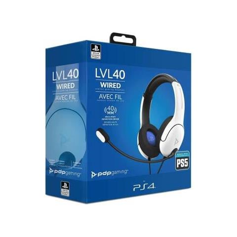Lvl40 Stereo Pdp Cuffie Per Playstation 4 E 5 Bianco - Foto 4