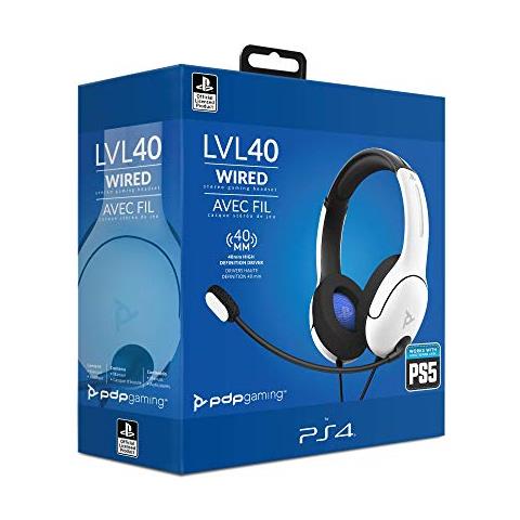 Lvl40 Stereo Pdp Cuffie Per Playstation 4 E 5 Bianco - Foto 2
