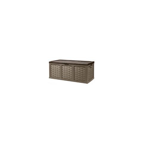 Cassapanca Rattan 157x75x63 Cm Rattan Style Xl, Marrone Marrone - Foto 2