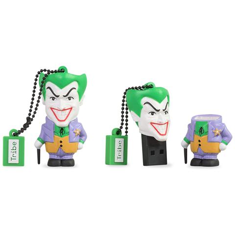 16GB DC comics Joker, USB 2.0, Type-A, Cuffia, Multicolore - Foto 1