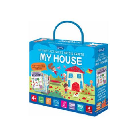 SallyAnn DelVino - My house. My first activities arts & crafts. Ediz. a colori. Con penna speciale da ricalco. Con 200 trasferibili. Con 100 Adesivi - Foto 1