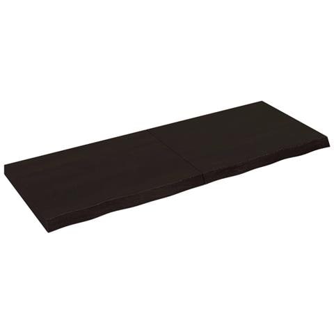 Piano Tavolo Marrone 160x60x (2-6) cm Rovere Massello Trattato - Foto 1