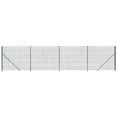Recinzione Metallica Con Flangia Verde 2,2x10 M - Foto 1