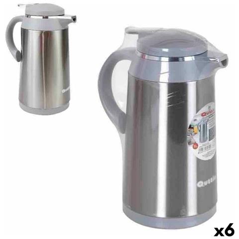 Caraffa Termica Quttin (1 L) Acciaio 20 X 13 X 27 Cm (6 Unità) - Foto 1