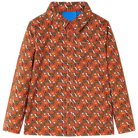 Camicia Per Bambini Ruggine Chiaro 92 - Foto 1